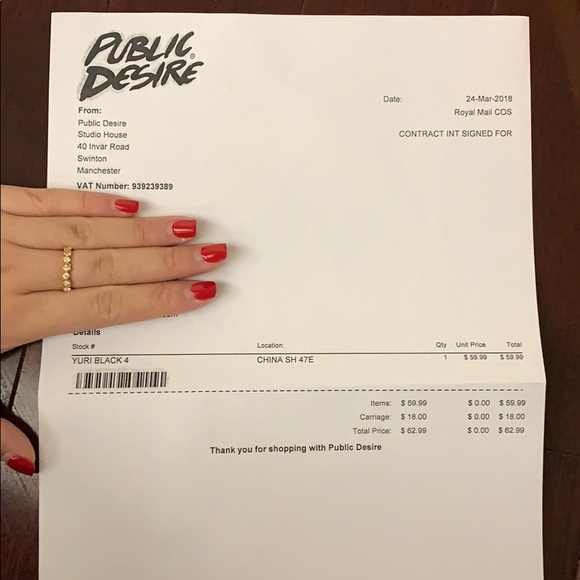 Public Desire Heeled Black Boots 🖤 - Picture 5 of 5